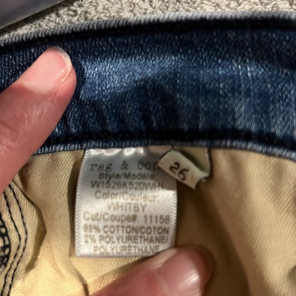 Rag & Bone Capri Jeans Sz 26 - Picture 4 of 5
